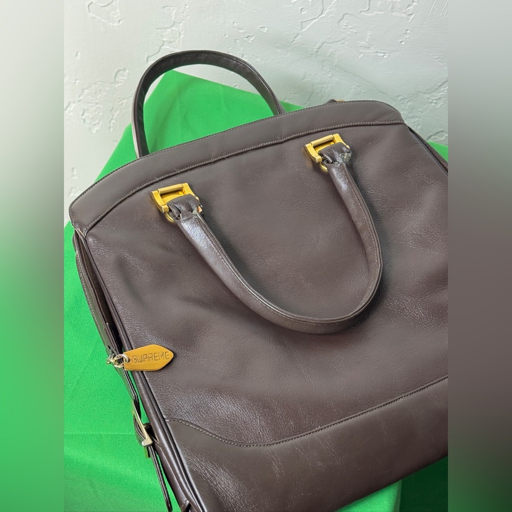 Vintage Supreme Brown Leather bag